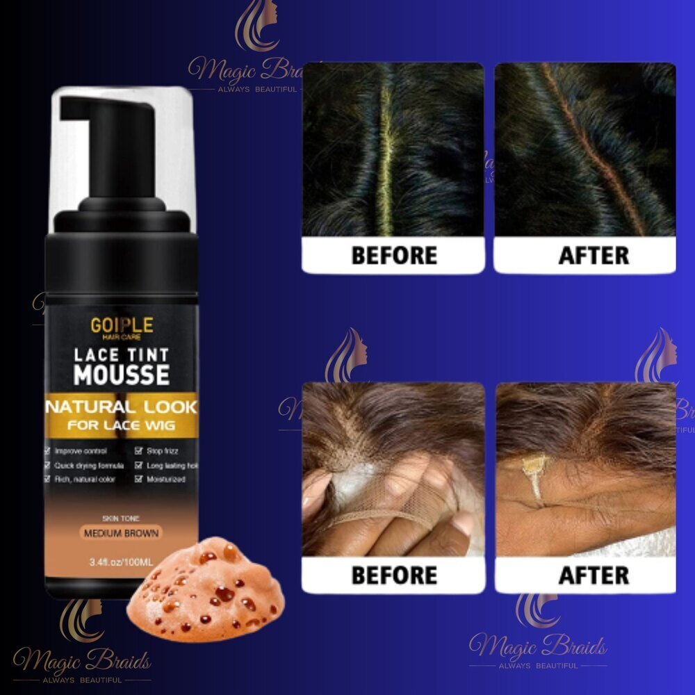Lace Tint Melting Hair Mousse, Lace Tint Mousse for Lace Wigs and Hairpieces - Picture 5 of 8